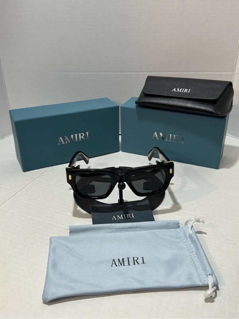 AMIRI Venice Black Sunglasses Unisex - Size 50□24-145